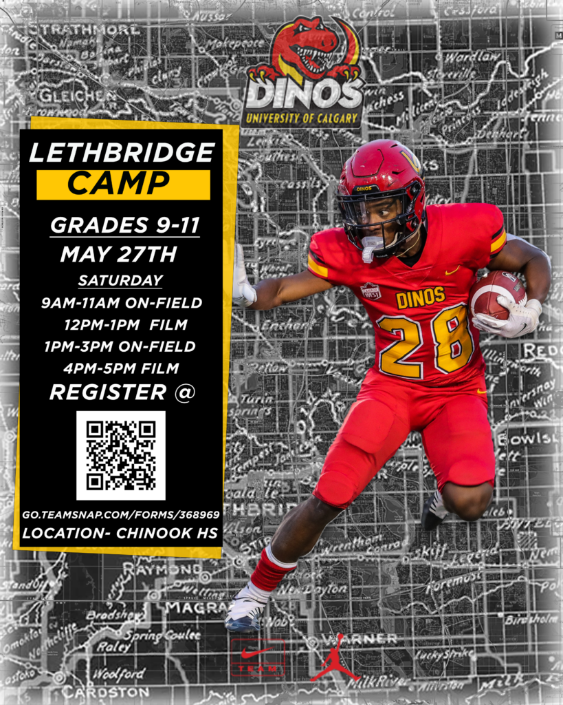 U of C Dinos Lethbridge Development Camp Lethbridge Minor Football